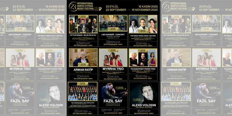 23. Uluslararası Kuzey Kıbrıs Müzik Festivali başlıyor