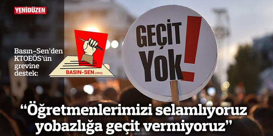 "Öğretmenlerimizi selamlıyoruz yobazlığa geçit vermiyoruz”