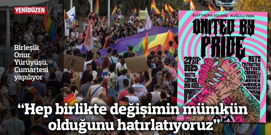 “Hep birlikte değişimin mümkün olduğunu hatırlatıyoruz”