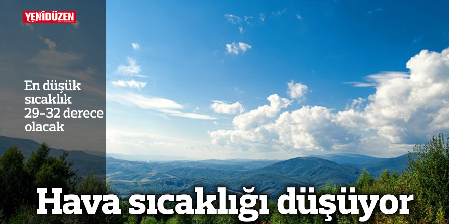 Hava sıcaklığı düşüyor