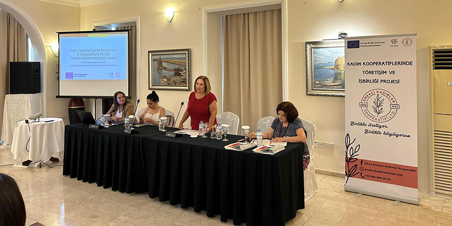 Girne’de kadın kooperatiflerine yönelik panel düzenlendi