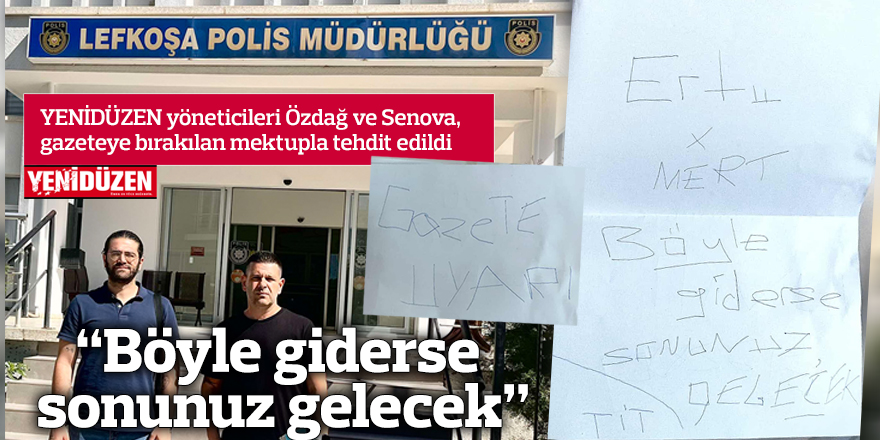 "Böyle giderse sonunuz gelecek"