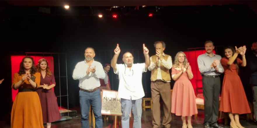 KTAMS ve Lefkoşa Belediye Tiyatrosu iş birliğinde “Nazım Hikmet’le Dayanışma Gecesi”