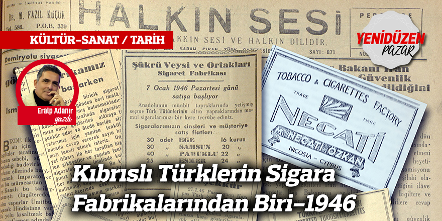 Kıbrıslı Türklerin Sigara Fabrikalarından Biri-1946