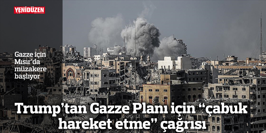 Gazze için Mısır’da müzakere başlıyor