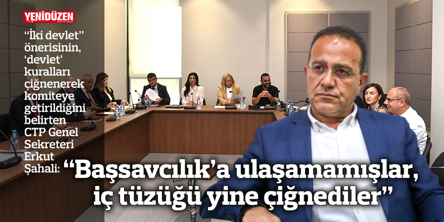 “İki devlet” önerisi, ‘devlet’ kurallarını çiğneyerek komiteye getirildi