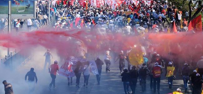 Polis şiddeti gölgesinde 1 MAYIS