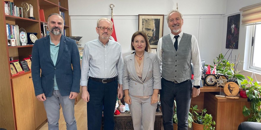 Zaimağaoğlu, Prof. Dr. Yılmaz ve Prof. Dr. Yalvaç ile görüştü