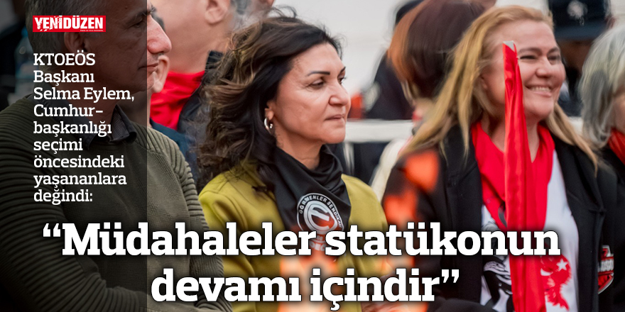 “Müdahaleler statükonun devamı içindir”