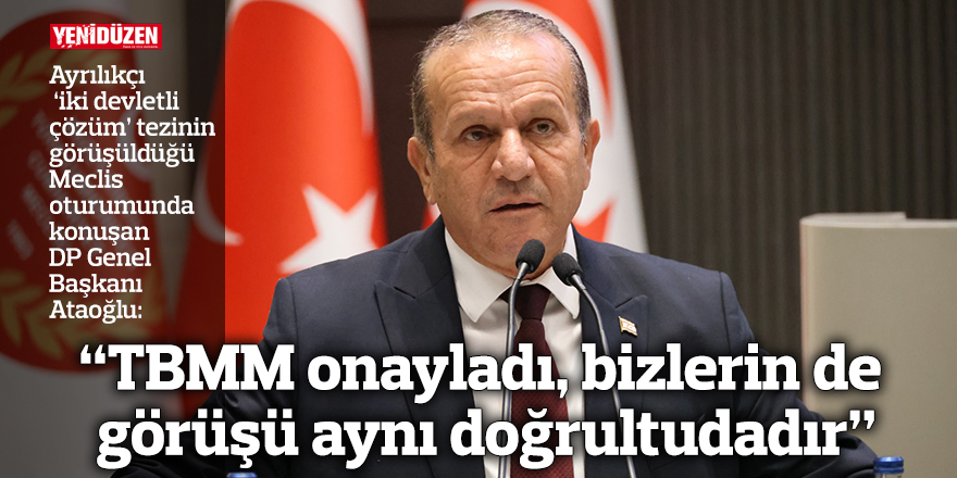 “TBMM onayladı, bizlerin de görüşü aynı doğrultudadır”