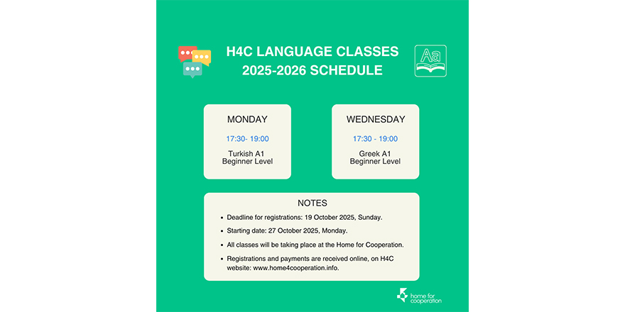 Dayanışma Evi’nde Türkçe ve Yunanca dil kurslarına kayıtlar başladı