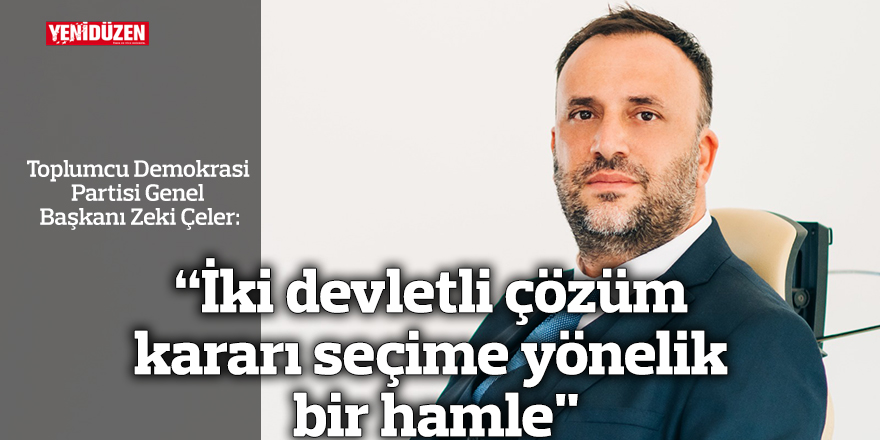“İki devletli çözüm kararı seçime yönelik bir hamle"
