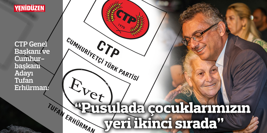“Pusulada çocuklarımızın yeri ikinci sırada”