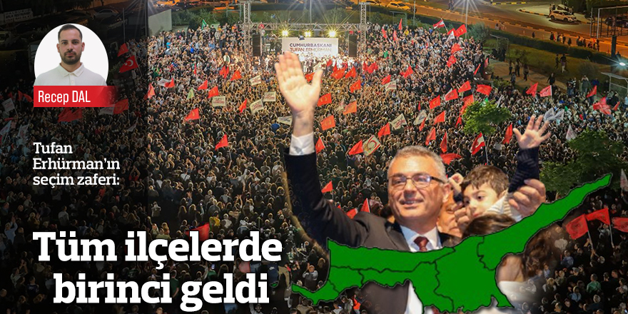 Tüm ilçelerde birinci geldi