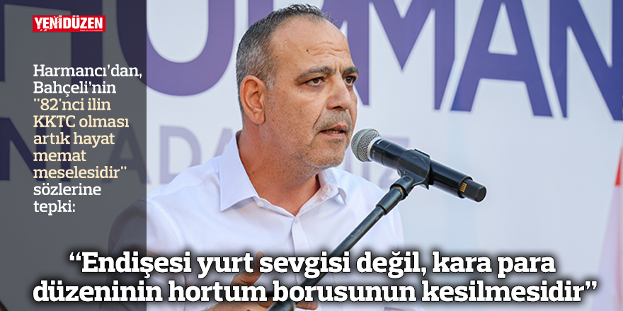 “Endişesi yurt sevgisi değil, kara para düzeninin hortum borusunun kesilmesidir”