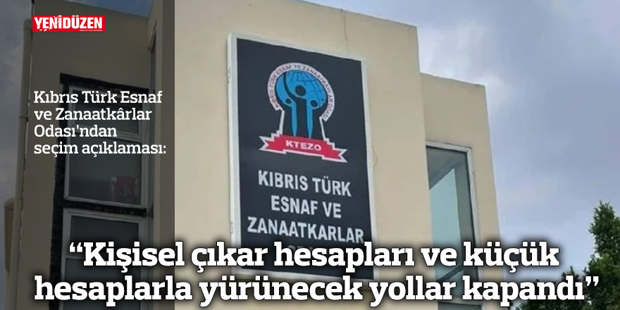 “Kişisel çıkar hesapları ve küçük hesaplarla yürünecek yollar kapandı”