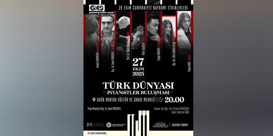 Piyanist Pelin Ece Acar, Türk Dünyası Piyanistler Buluşması konserinde sahne alacak