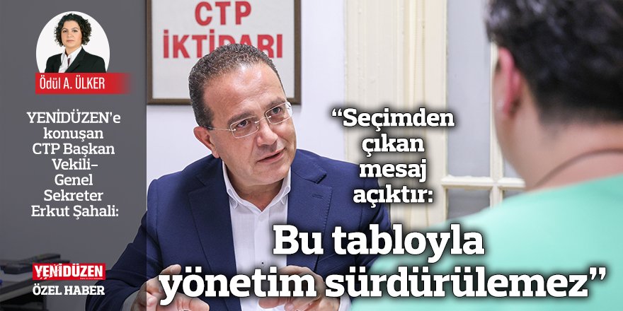 “Seçimden çıkan mesaj açıktır: Bu tabloyla yönetim sürdürülemez”