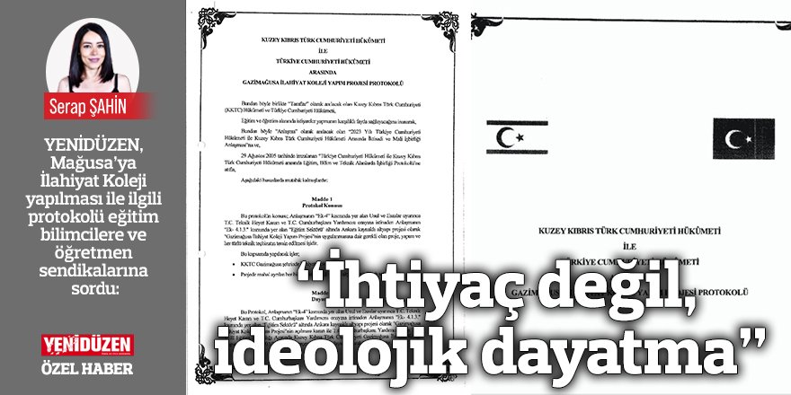 “İhtiyaç değil, ideolojik dayatma”