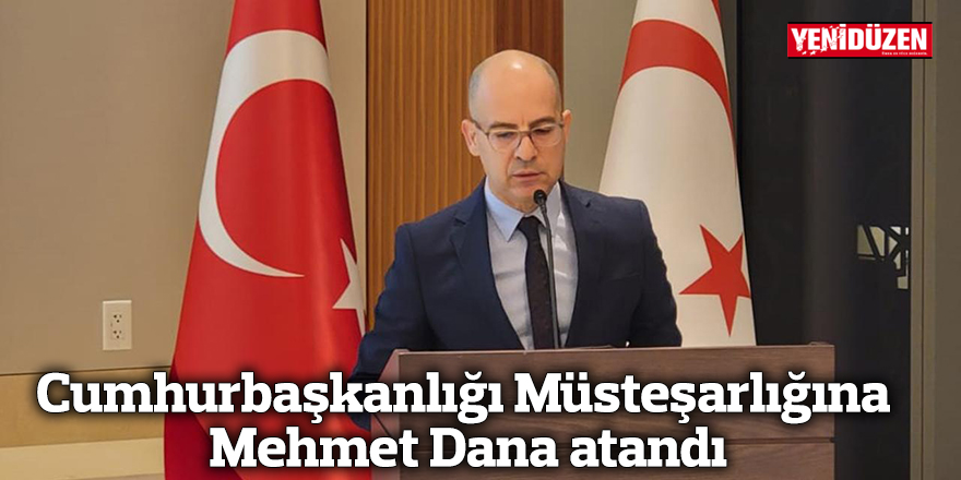 Cumhurbaşkanlığı Müsteşarlığına Mehmet Dana atandı