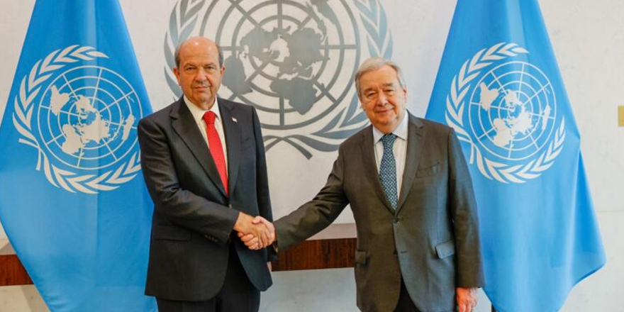 BM Genel Sekreteri Guterres’ten 5. Cumhurbaşkanı Tatar’a teşekkür mektubu