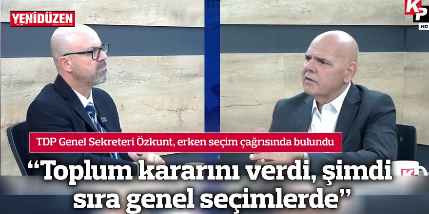 “Toplum kararını verdi, şimdi sıra genel seçimlerde”
