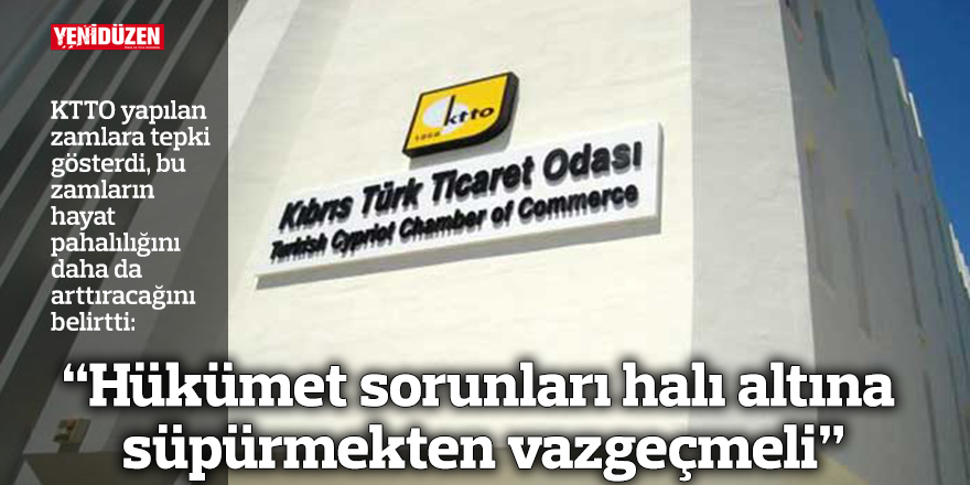 “Hükümet sorunları halı altına süpürmekten vazgeçmeli”