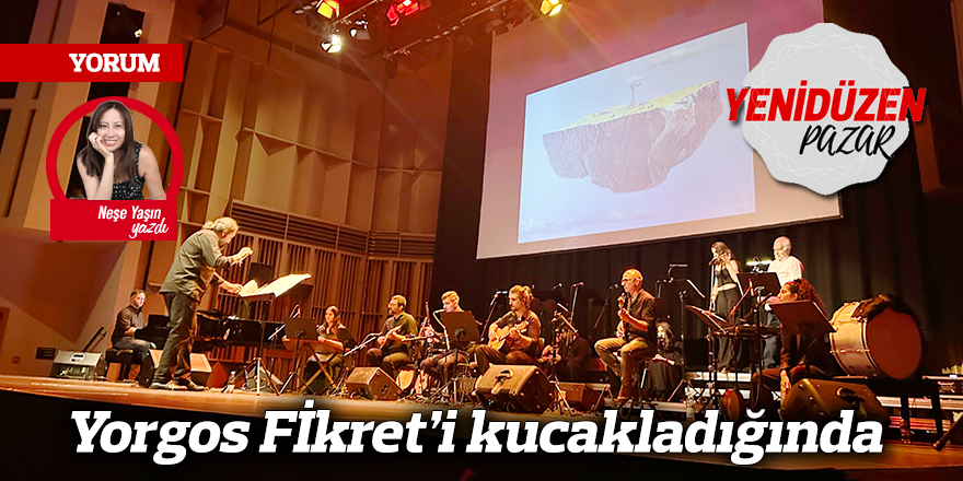 Yorgos Fİkret’i kucakladığında