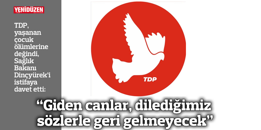 "Giden canlar, dilediğimiz sözlerle geri gelmeyecek"