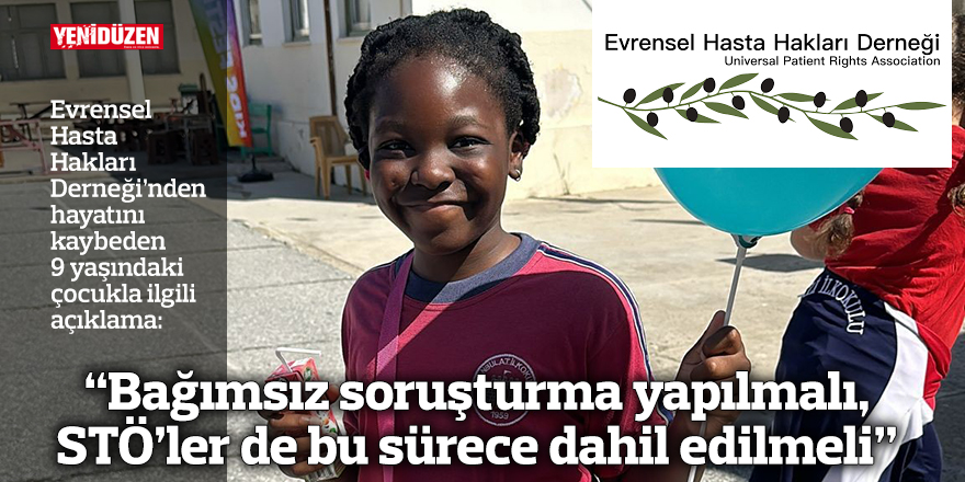 “Bağımsız soruşturma yapılmalı, STÖ’ler de bu sürece dahil edilmeli”