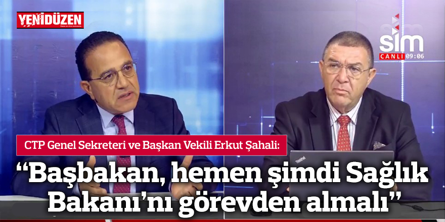 “Başbakan, hemen şimdi Sağlık Bakanı’nı görevden almalı”