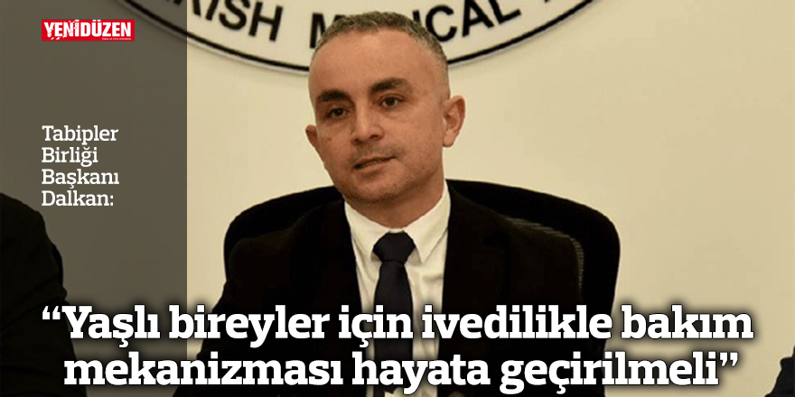 "Yaşlı bireyler için ivedilikle bakım mekanizması hayata geçirilmeli"