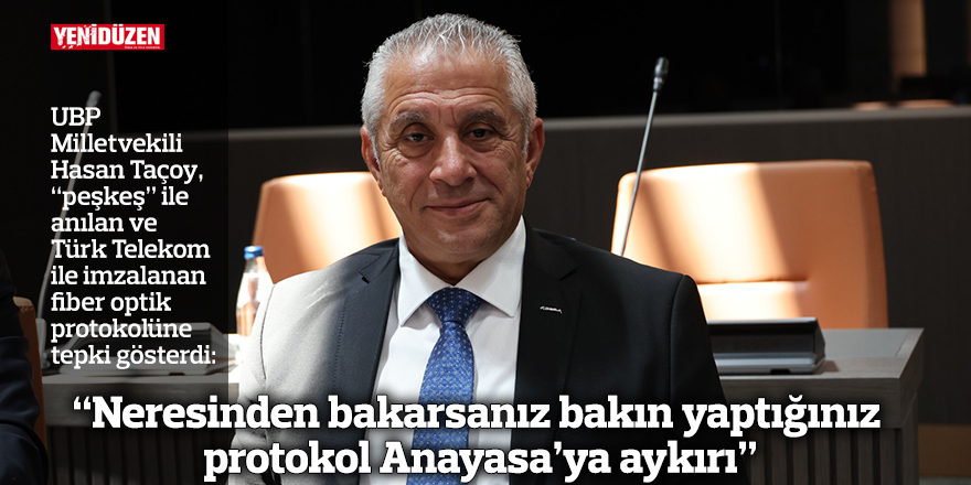 “Neresinden bakarsanız bakın yaptığınız protokol Anayasa’ya aykırı”