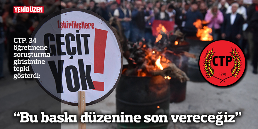 “Bu baskı düzenine son vereceğiz”