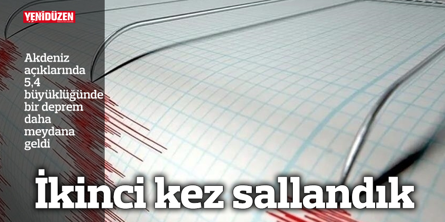 İkinci kez sallandık
