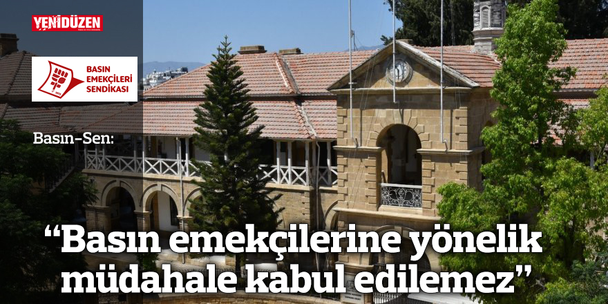 Basın-Sen: “Basın emekçilerine yönelik müdahale kabul edilemez”