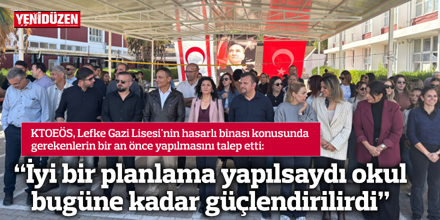 “İyi bir planlama yapılsaydı okul bugüne kadar güçlendirilirdi”