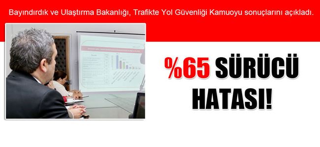 Trafik anketi açıklandı