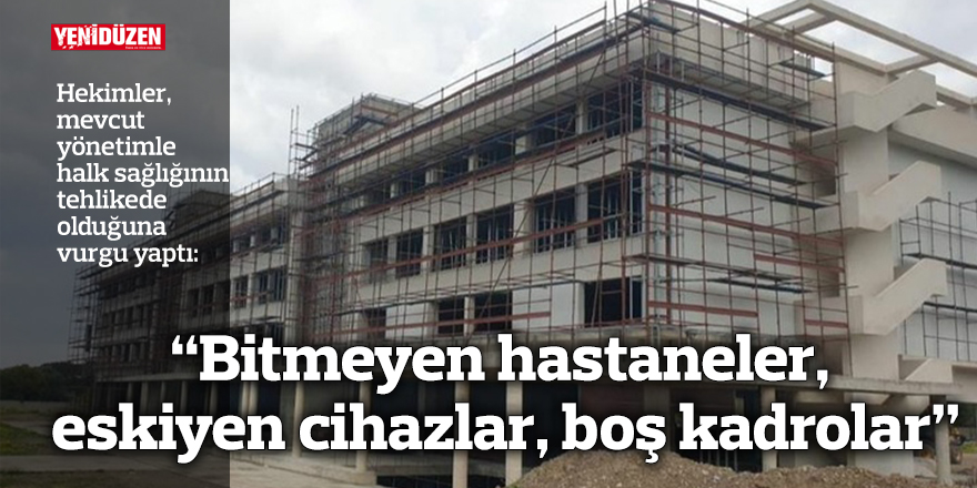 Hekimler: “Sağlık gider değil, kamusal yatırımdır”