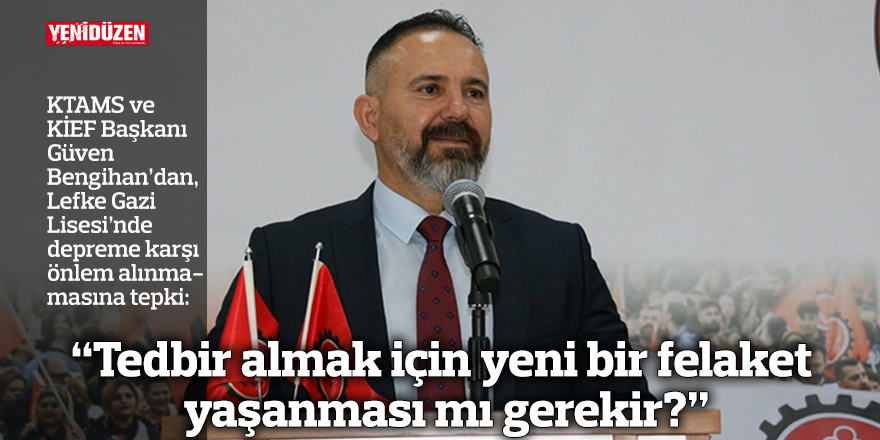 “Tedbir almak için yeni bir felaket yaşanması mı gerekir?”