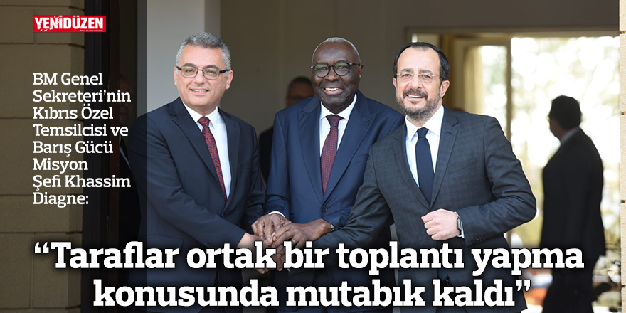 "Taraflar ortak bir toplantı yapma konusunda mutabık kaldı"