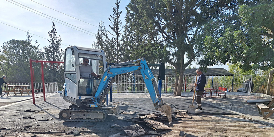 Dikmen Belediyesi, Ağırdağ–Dağyolu İlkokulu’nda çalışmalarını sürdürüyor