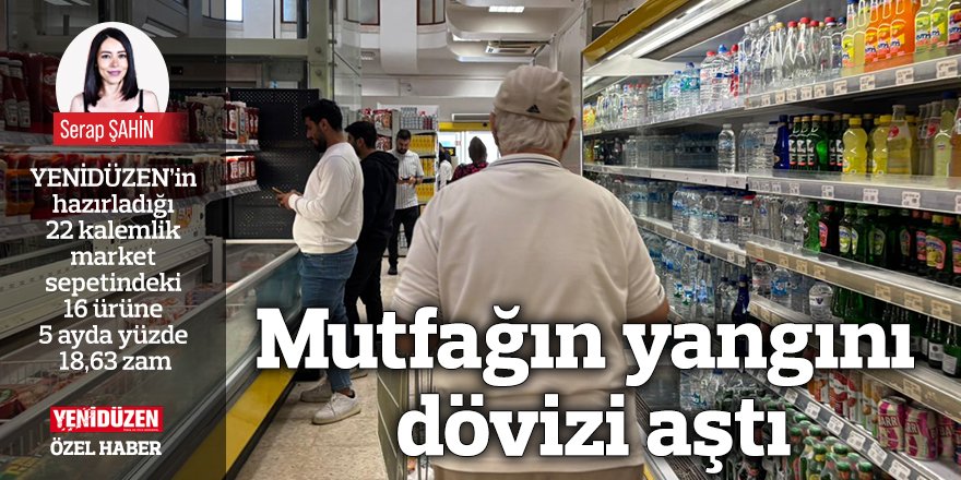 Mutfağın yangını dövizi aştı