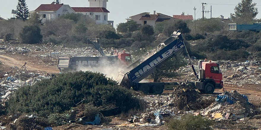 İskele’de moloz döken iki firmaya ceza