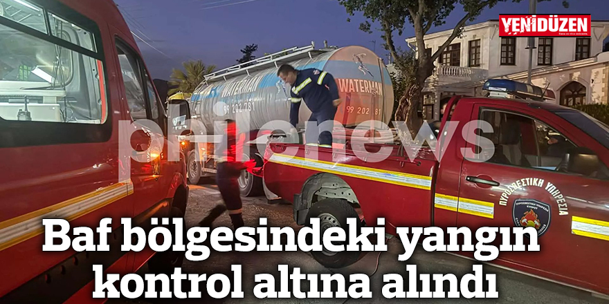 Baf bölgesindeki yangın kontrol altına alındı