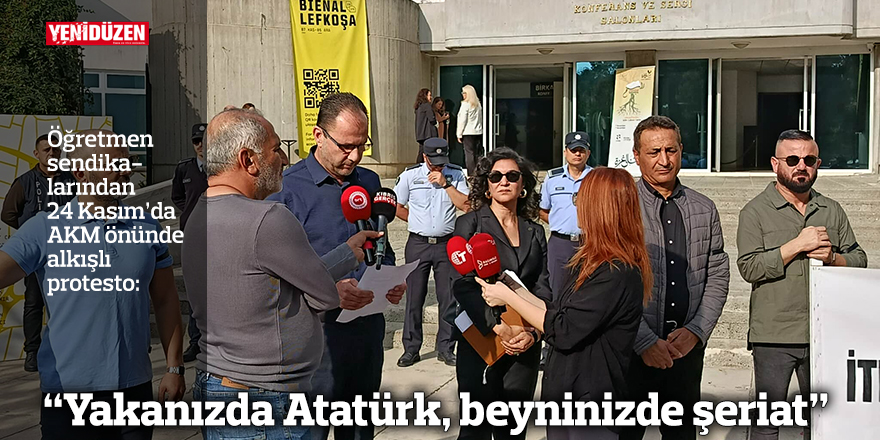 "Yakanızda Atatürk, beyninizde şeriat"