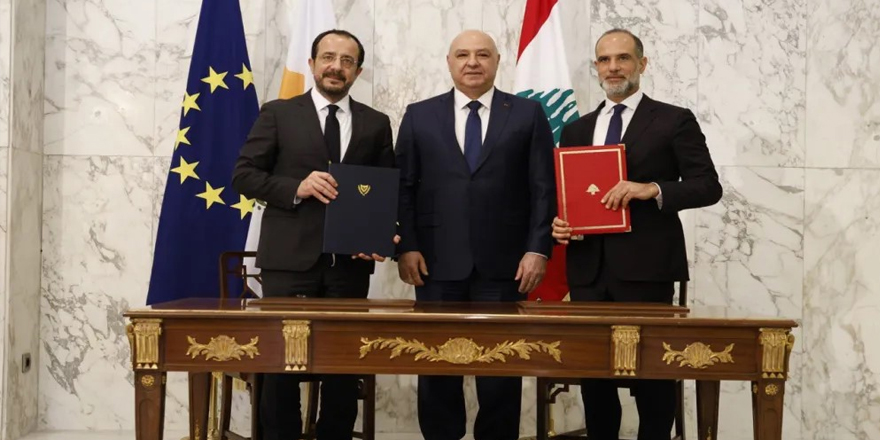 Kıbrıs Cumhuriyeti ile Lübnan MEB sınırlandırma anlaşması imzaladı