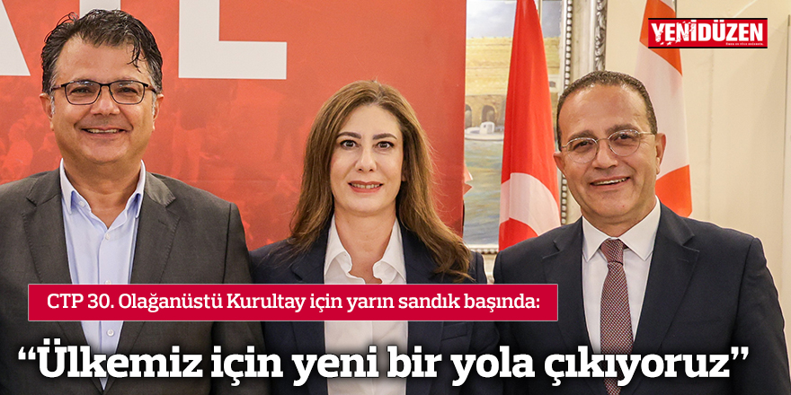 “Ülkemiz için yeni bir yola çıkıyoruz”