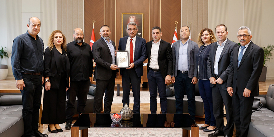 Erhürman, KTAMS heyetini kabul etti