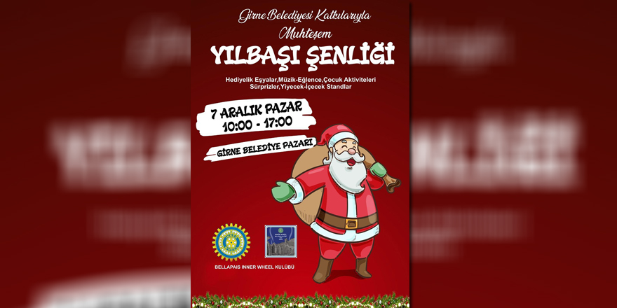 Girne'de pazar günü ‘Yılbaşı Şenliği’ düzenleniyor